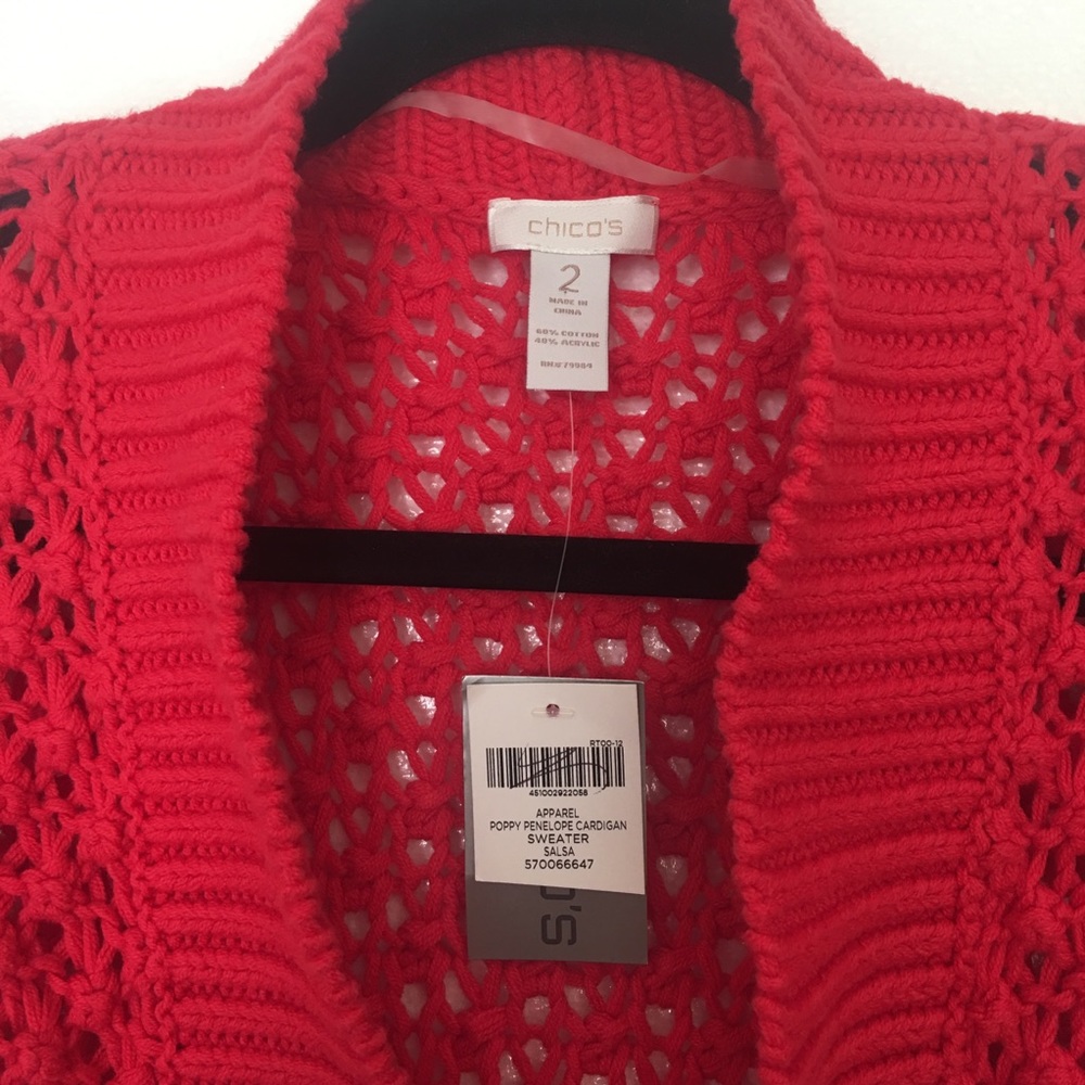 NWT Chicos Poppy Penelope Cardigan Sweater - Picture 3 of 8